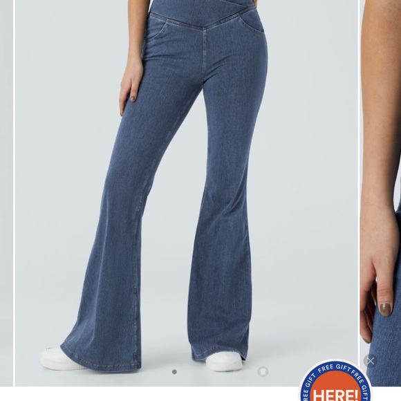 Halara Flex™ High Waisted Casual Super Flare Jeans - Picture 4 of 4